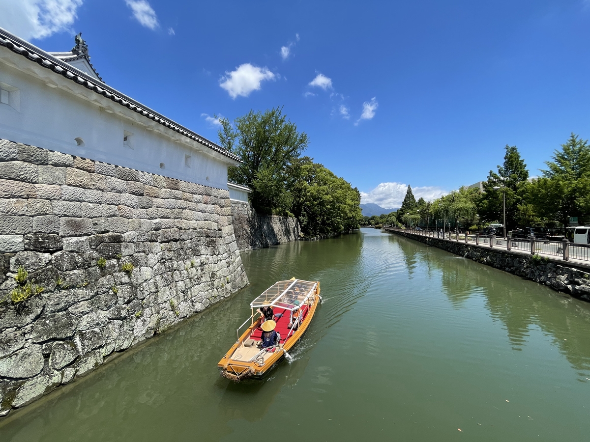 家康ゆかりの駿府城 東御門通過前
