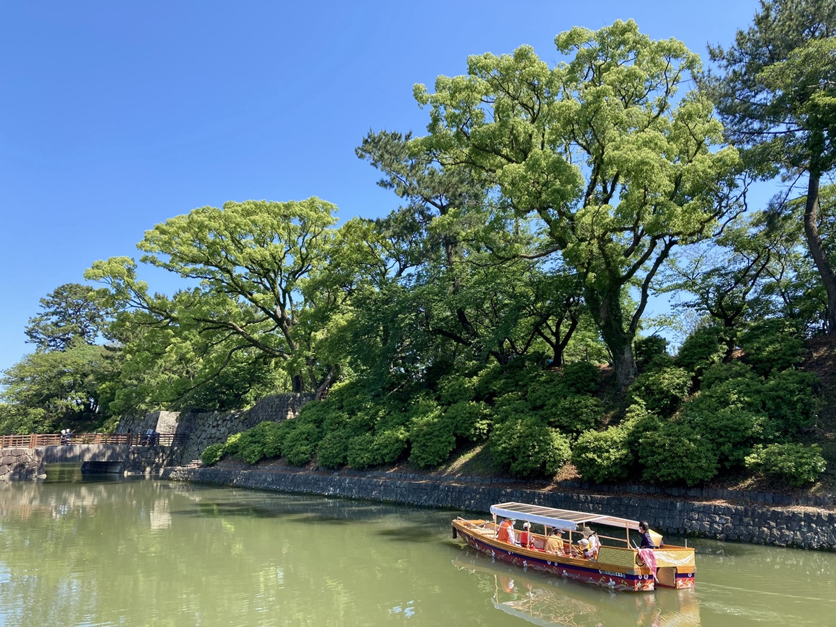 駿府城の遊覧船 葵舟