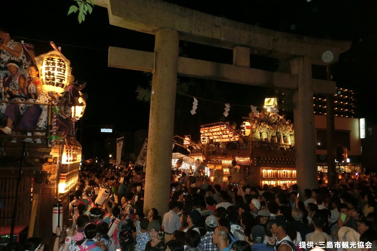 三嶋大祭り 山車競り合い