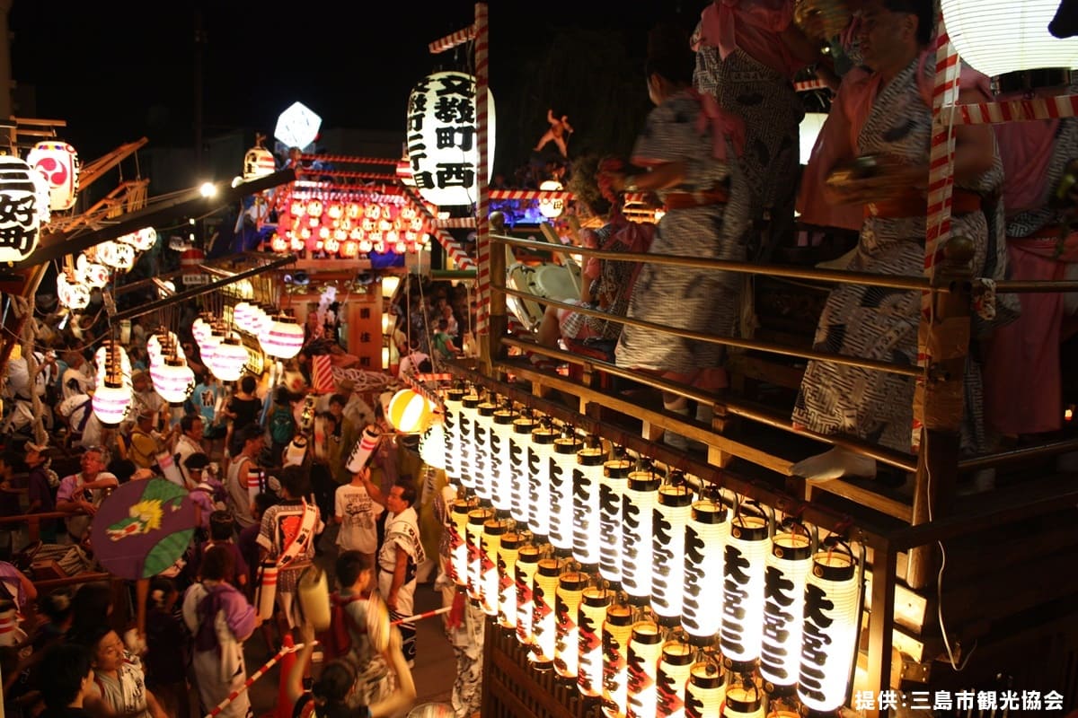 三嶋大祭り 山車競り合い