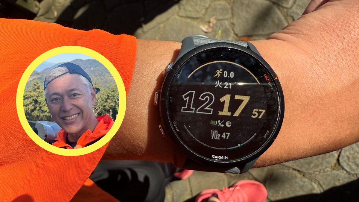 亮と優の静岡をゆる～く走りませんか？：2026年 伊豆市の紅葉狩りRUN！ 田村亮さんのスポーツウォッチ GARMIN Forerunner 255