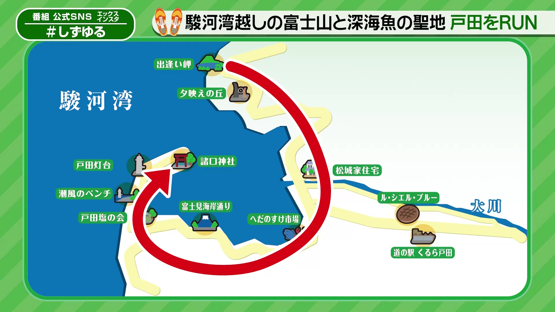 亮と優の静岡をゆる～く走りませんか？：2026年 沼津市戸田編 富士山の景勝地と深海魚の聖地 沼津市戸田RUN！