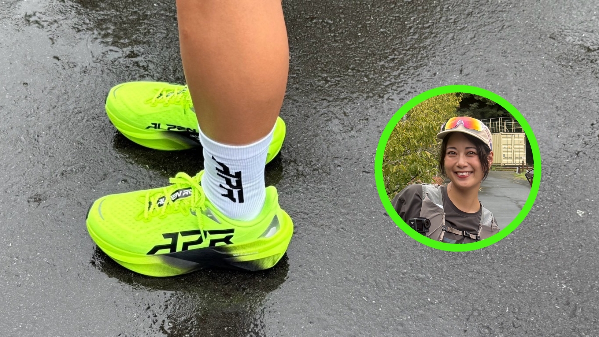 亮と優の静岡をゆる～く走りませんか？2026年 藤枝市編 秋の藤枝市瀬戸谷地区RUN！【前編 10月11日 9:00~ 放送開始】 中村優さんのランニングシューズ ALPEN RUN RS_#001