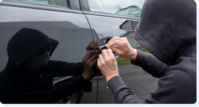 車上荒らし対策に