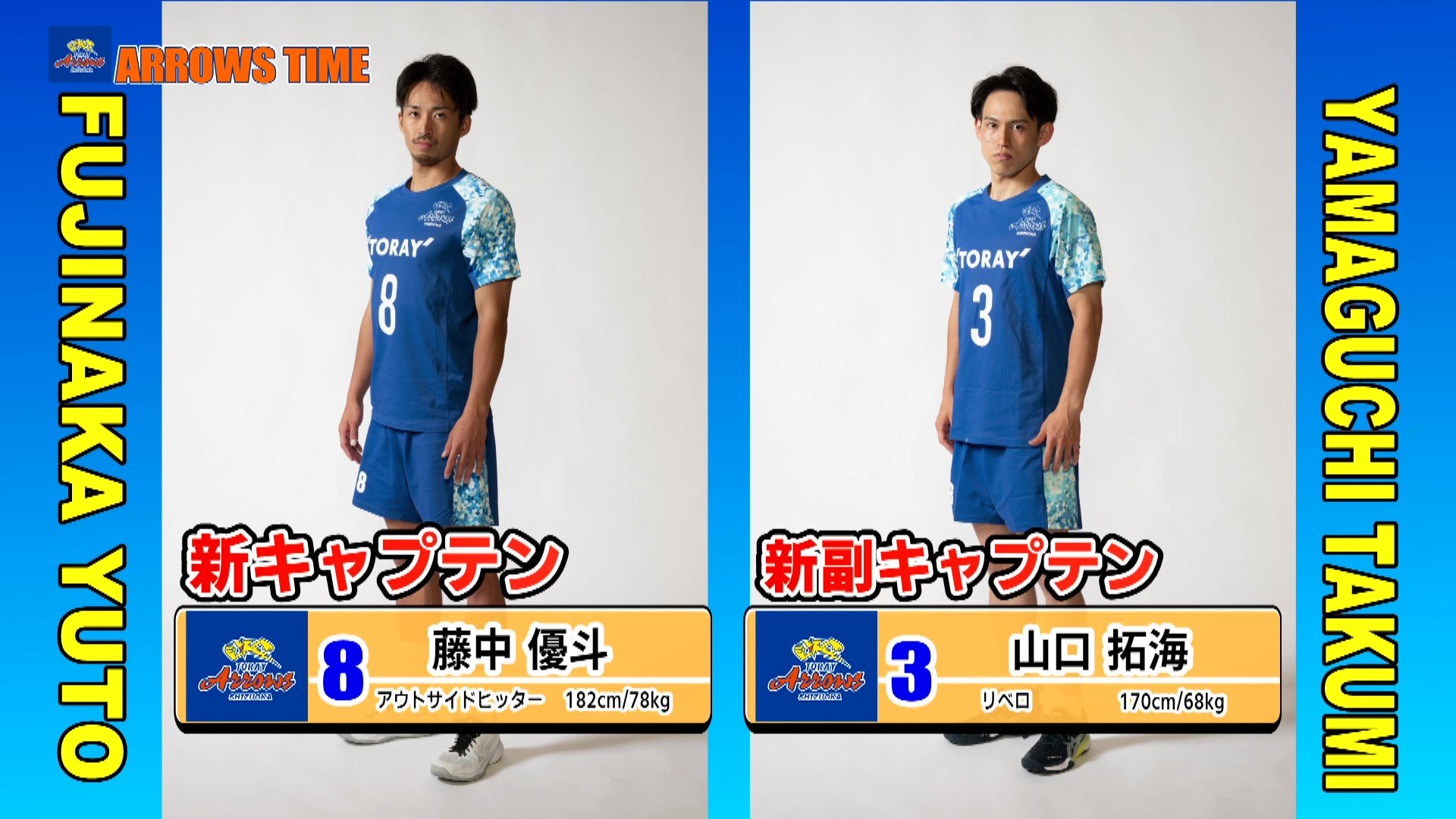 東レアローズ静岡応援番組『ARROWS TIME』第7話:2025-26シーズンに向けてチーム始動! 藤中新キャプテン・山口新副キャプテンによるバレー基礎講座 オーバーパス・アンダーパス・スパイクのポイント!「2025年8月放送回」